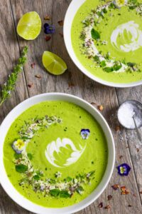 Cucumber Gazpacho with Avocado