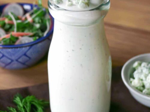 Blue Cheese Dressing (Keto and Low-FODMAP)