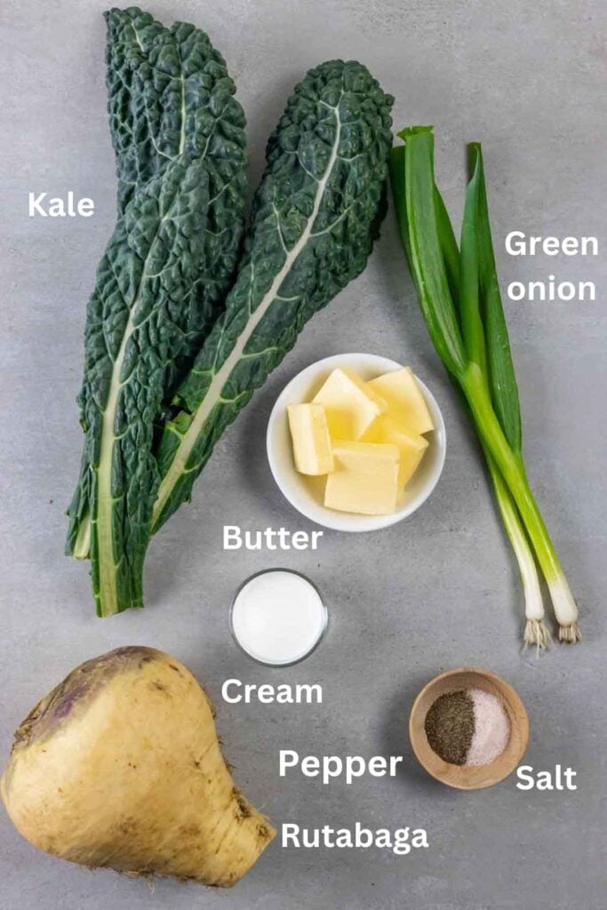 Keto Colcannon with Kale and Rutabaga