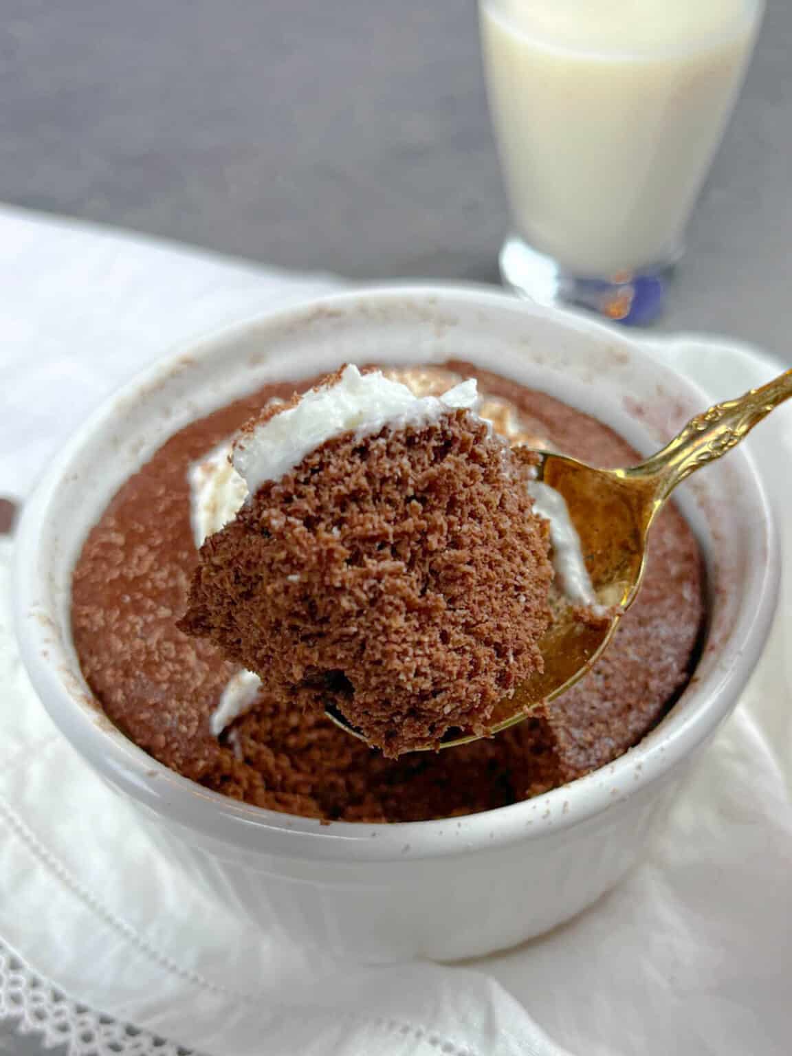 Chocolate Almond Flour Mug Cake