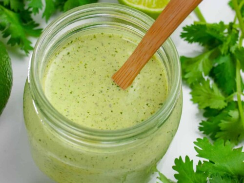 Cilantro Lime Salad Dressing (Dairy-free and FODMAP-friendly) Cilantro Lime Salad Dressing (Dairy-free and FODMAP-friendly)