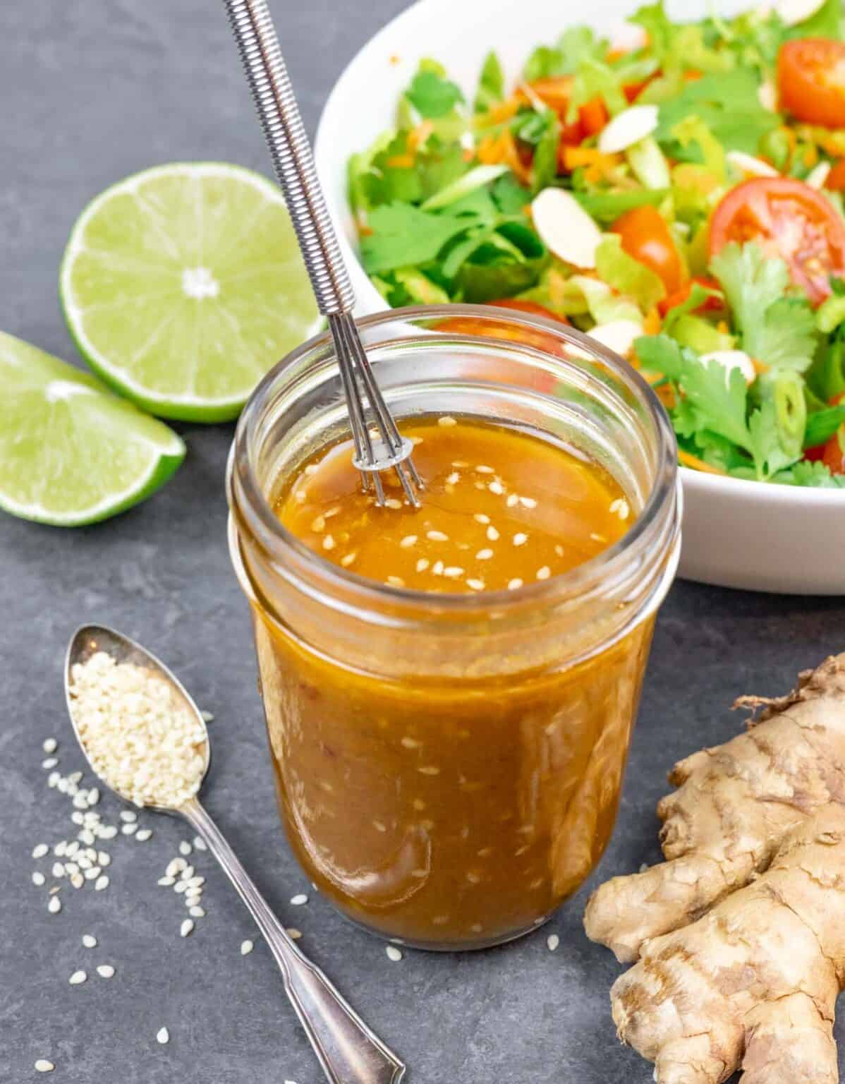 Sesame Ginger Salad Dressing (Gluten-free)