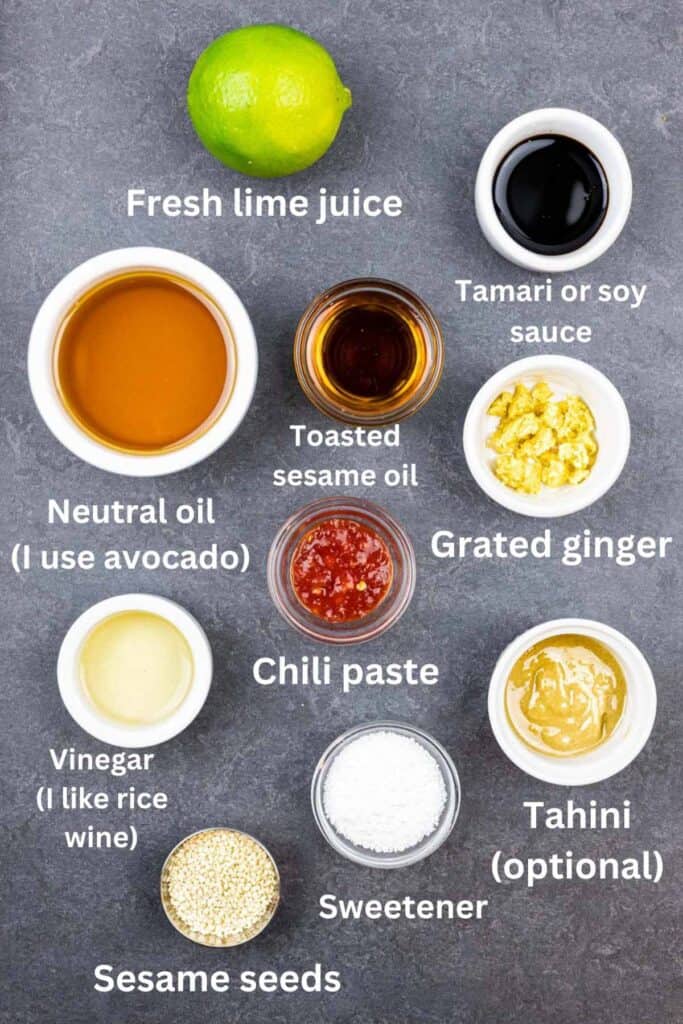 Sesame Ginger Salad Dressing (Glutenfree)