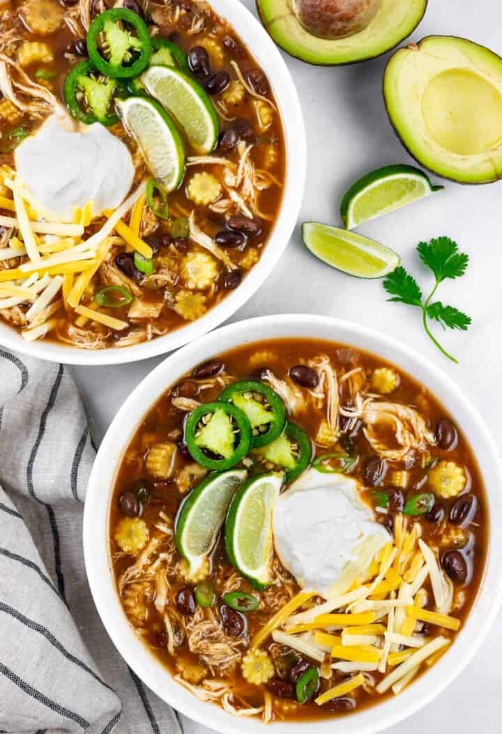 Instant Pot Chicken Taco Soup