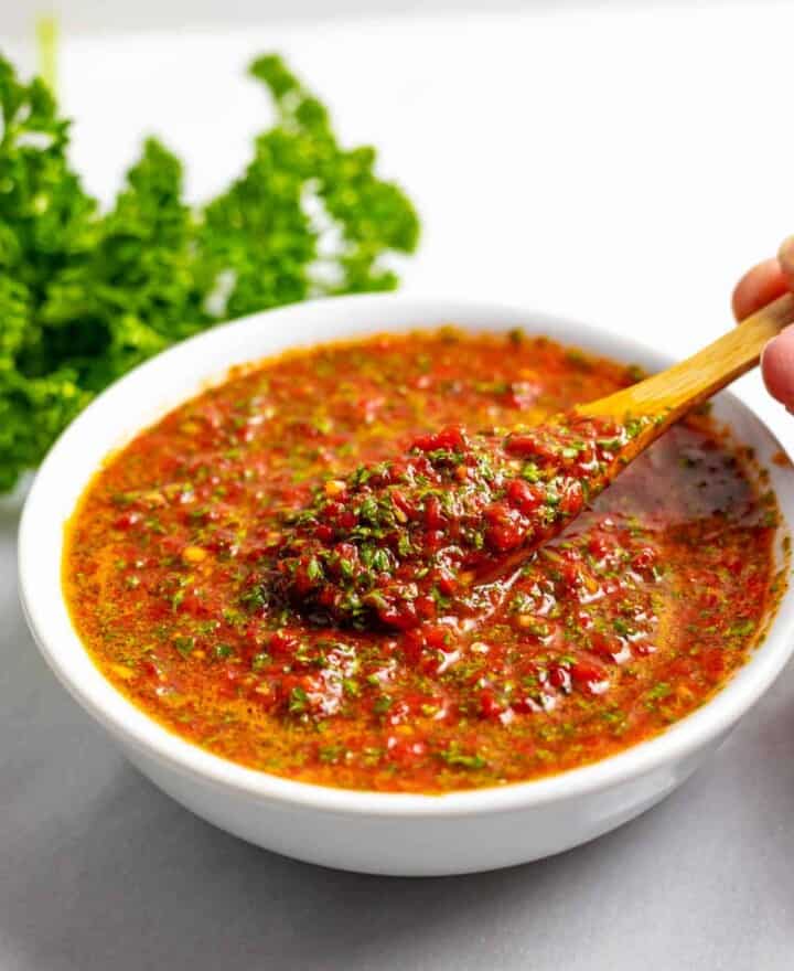 Red Chimichurri (Chimichurri rojo)