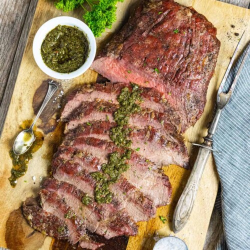 Flank steak grill temperature best sale