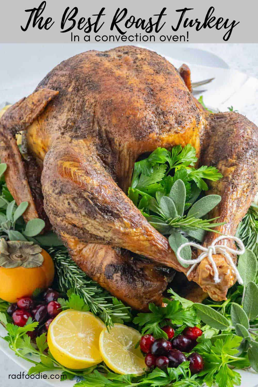 How to roast a turkey in a convection oven